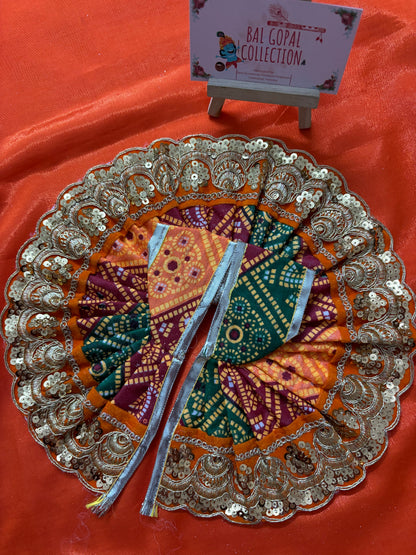 Bandhani poshak for laddu gopal