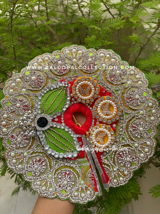Heavy handwork poshak for laddu gopal size 6