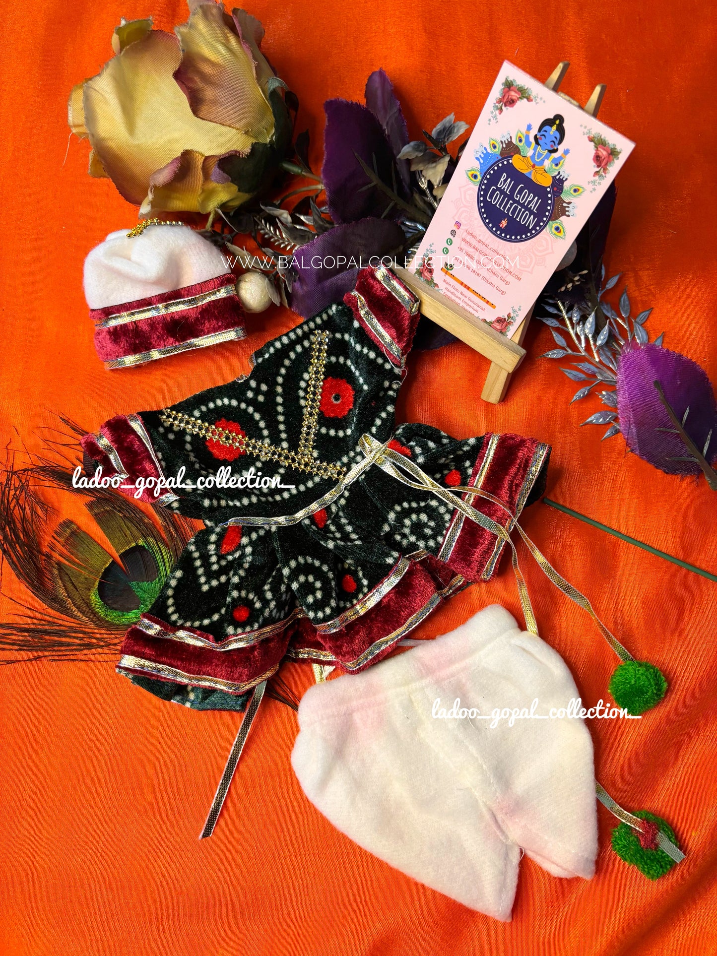 Warm gujrati poshak for laddu gopal