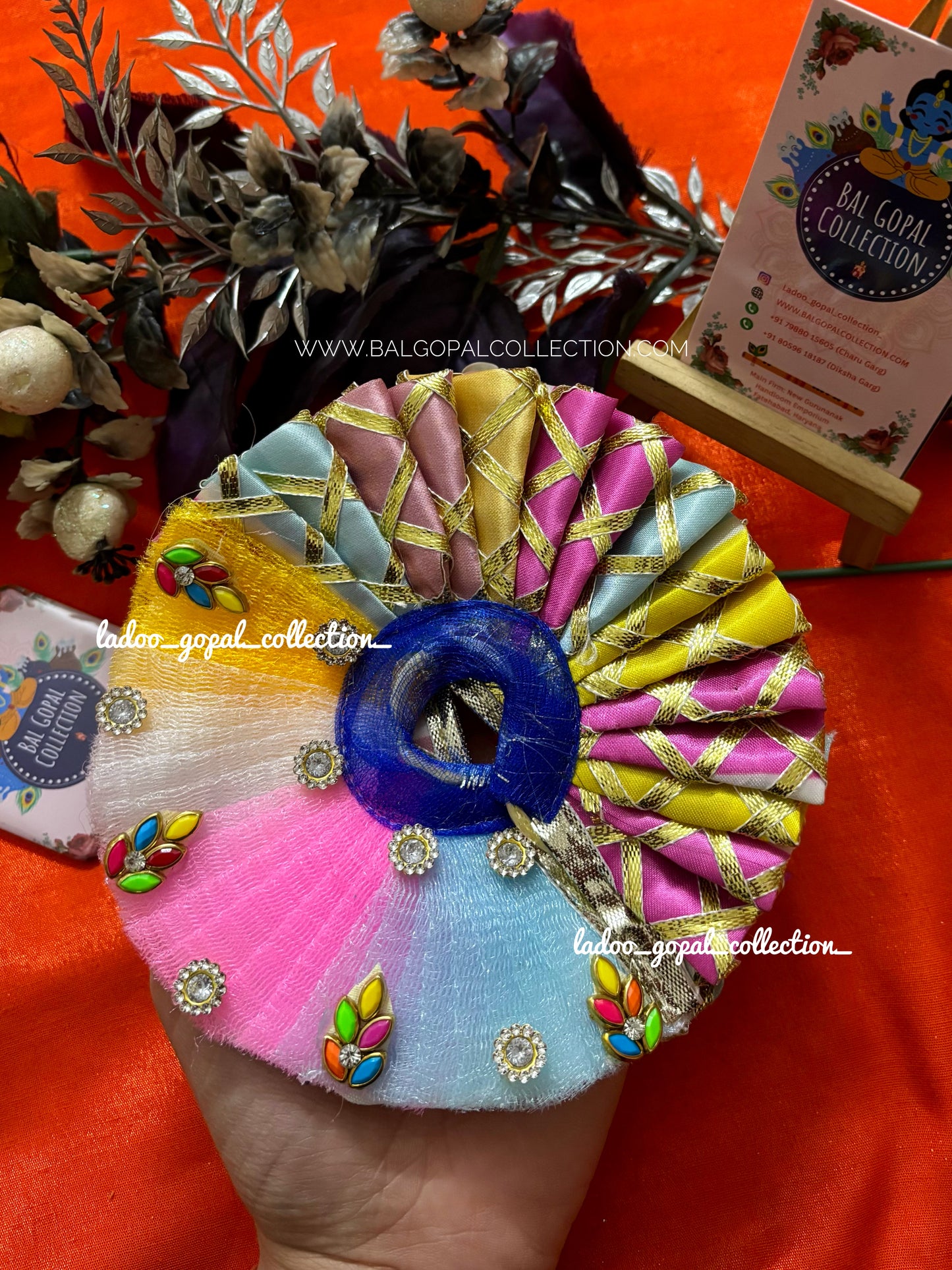 Colorful poshak for laddu gopal