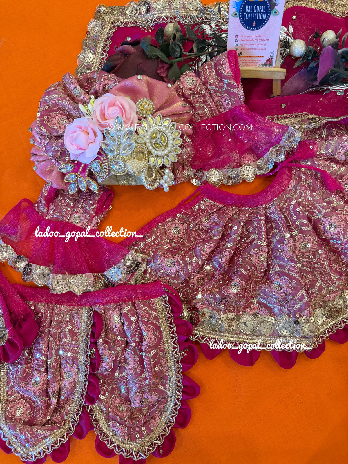 Premium Radha krishna poshak (RK set)