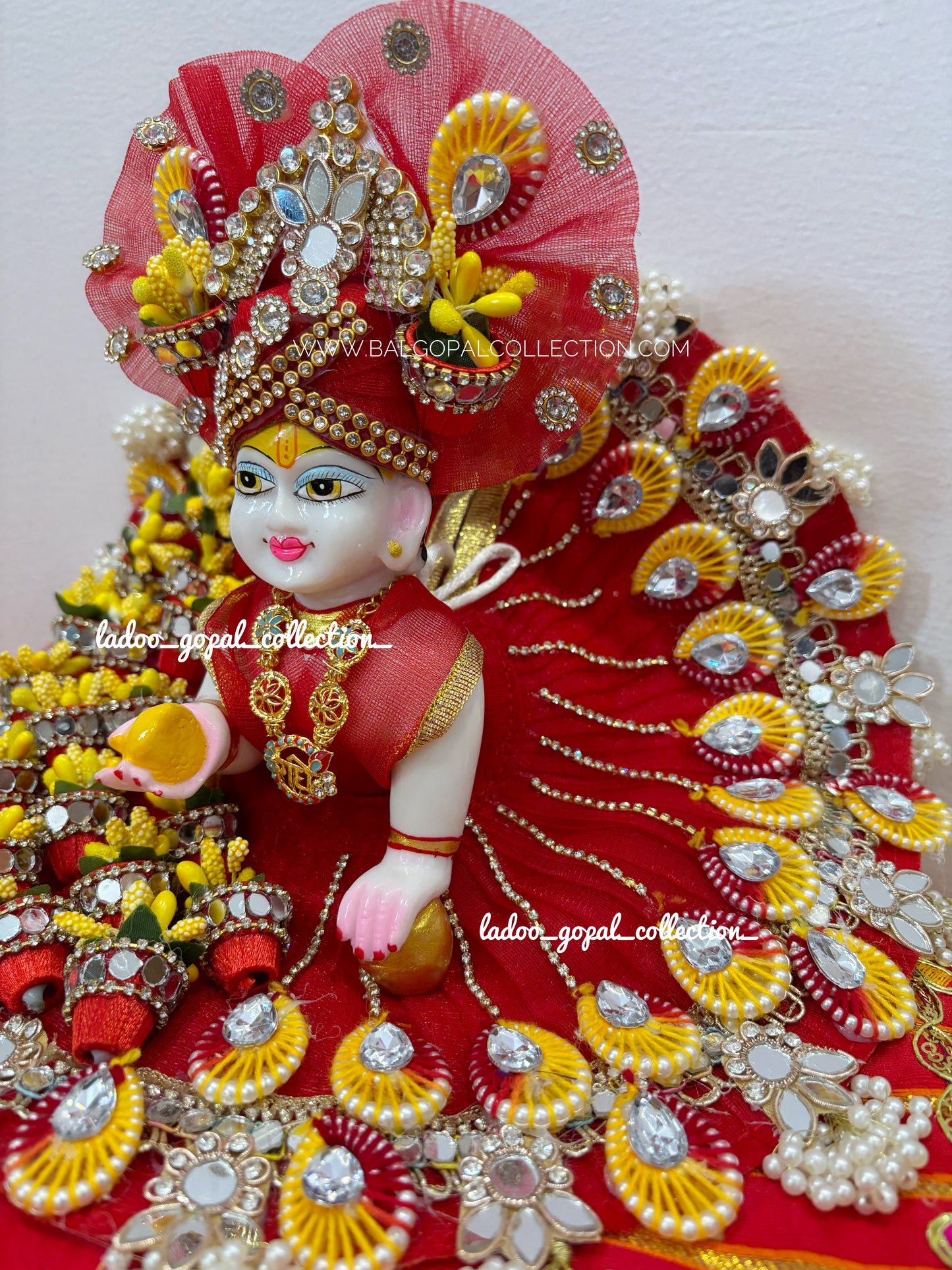 Premium Laddu Gopal Poshak with Pagdi