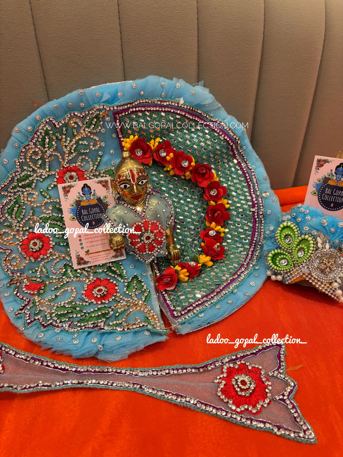 Mayuri poshak for laddu gopal