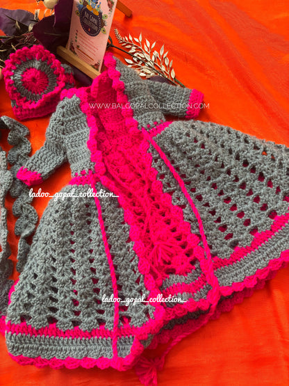 Woollen radha krishna poshak