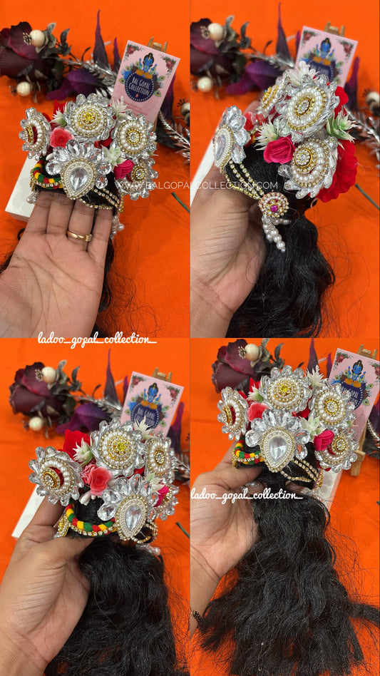 Curly heavy kesh for radha rani size 7-8