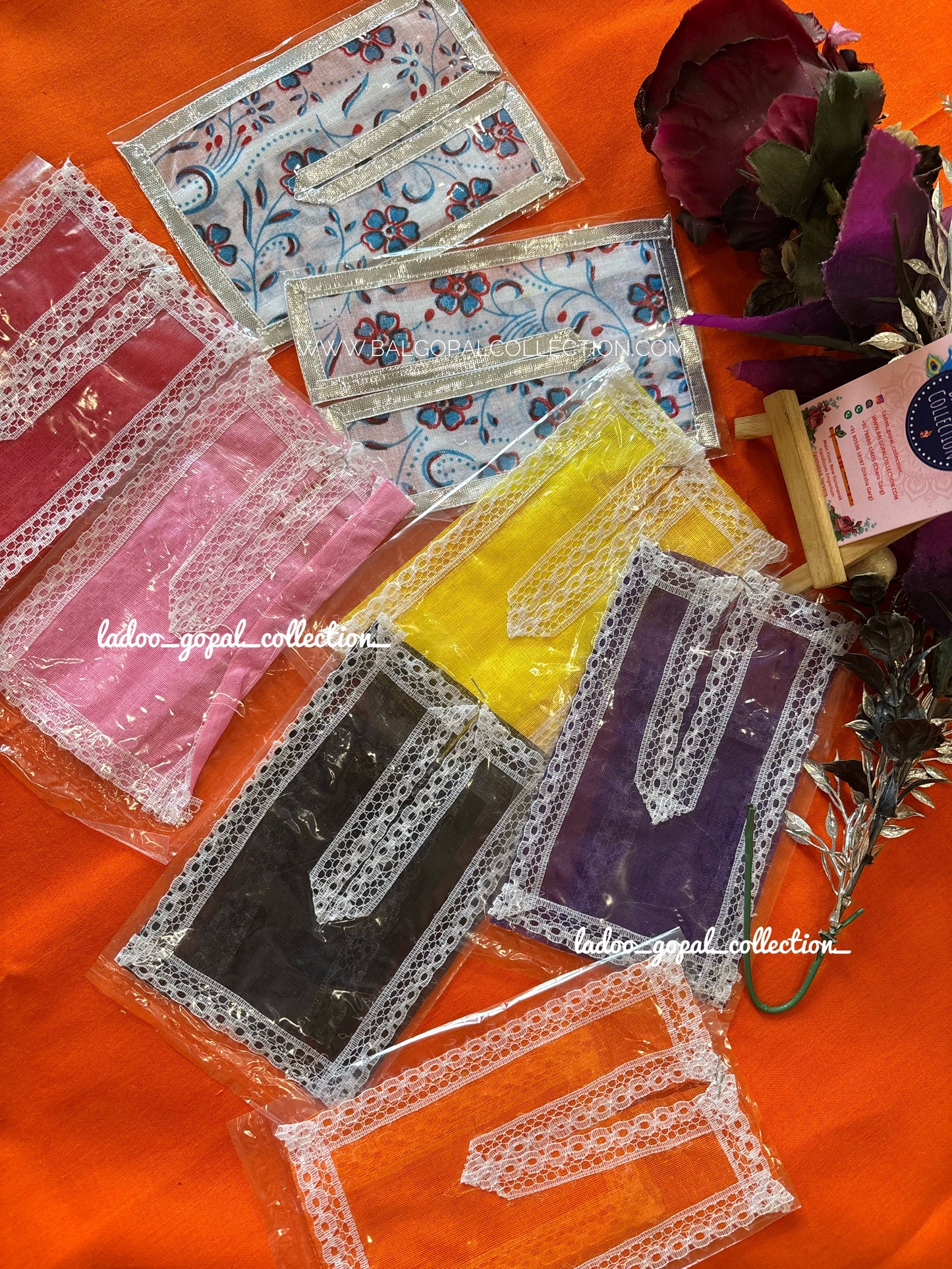 Chira vastra for laddu gopal (set of 2)