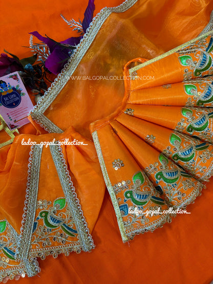 Peacock cone radha krishna poshak (RK set)