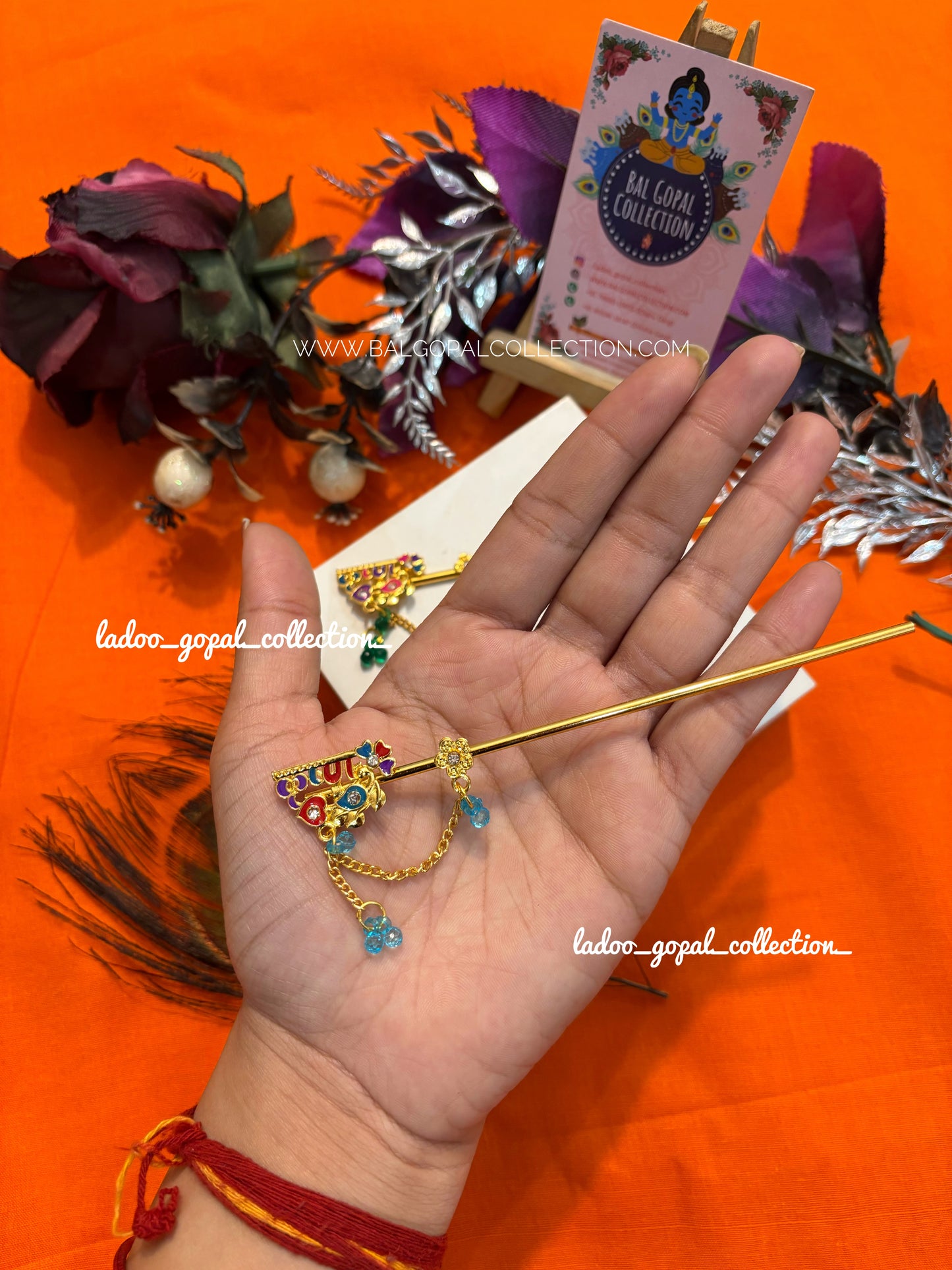 Premium krishna bansi for laddu gopal