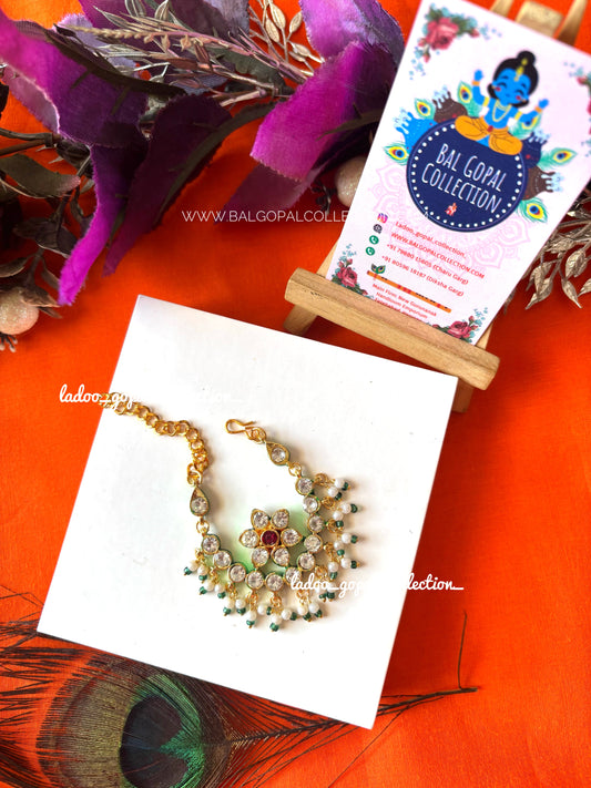 Premium flower jadau mala for laddu gopal size 4-5-6