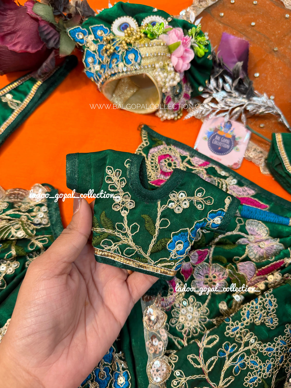 Premium Radha krishna poshak (RK set)
