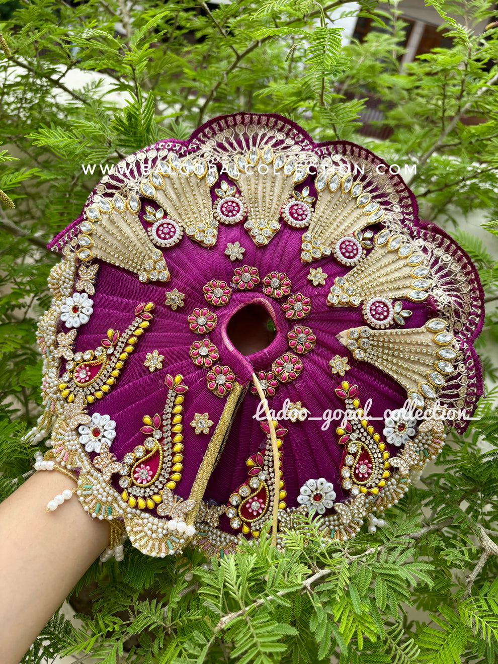 Heavy poshak for laddu gopal – Bal Gopal Collection