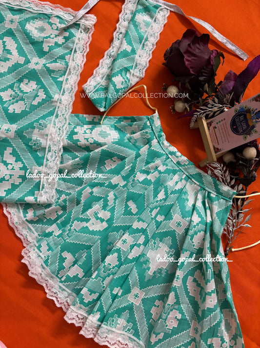 Cotton lehnga for mata rani