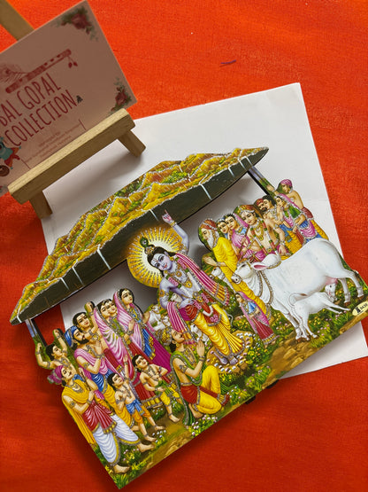 Wooden cut out for laddu gopal