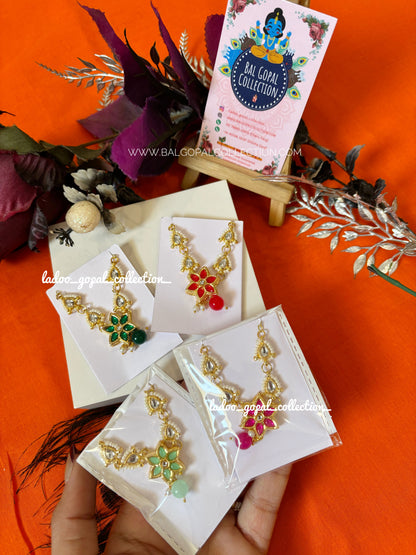 Premium kundan mala for laddu gopal