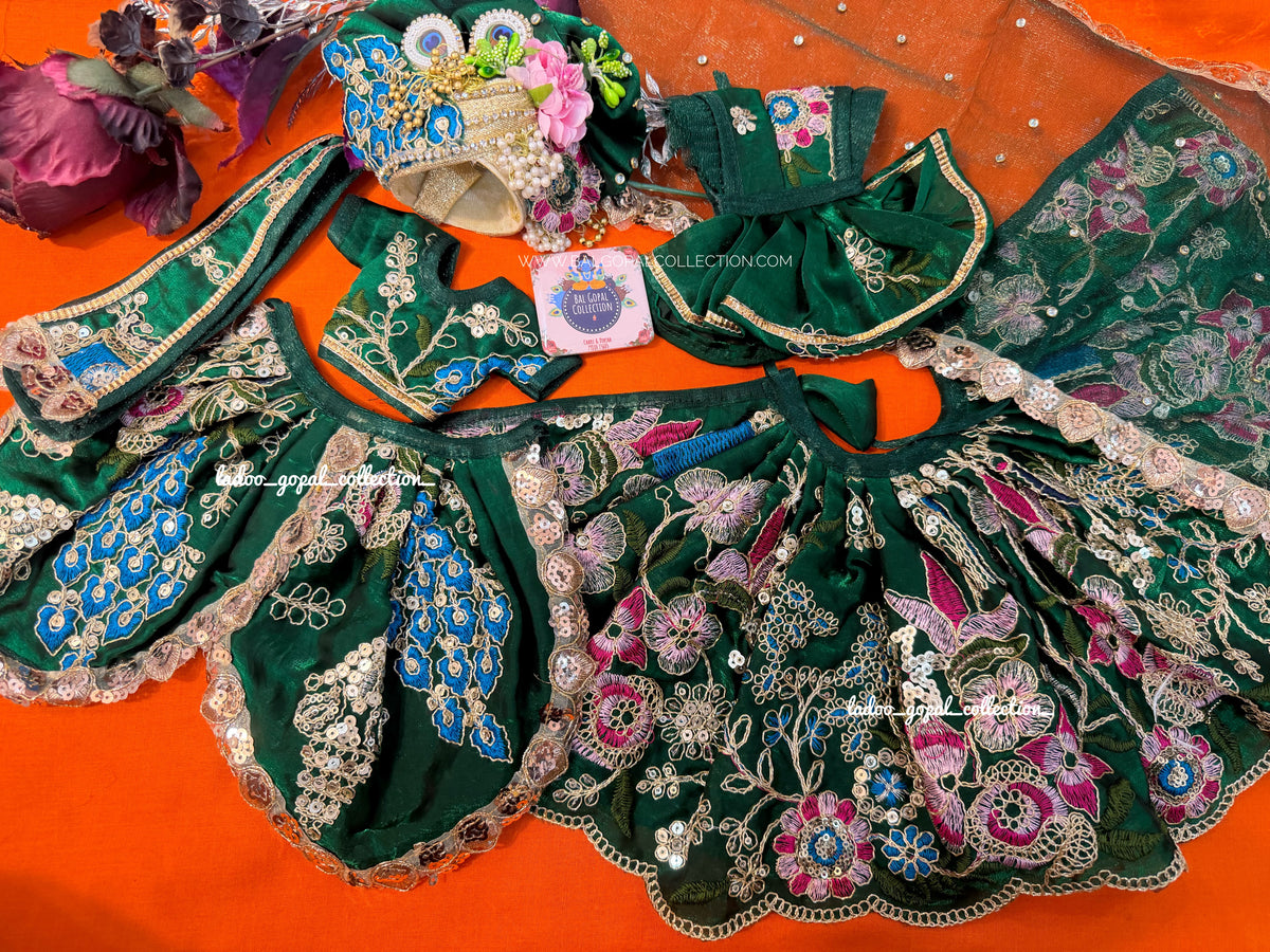 Premium Radha krishna poshak (RK set)