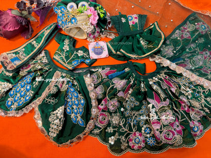 Premium Radha krishna poshak (RK set)