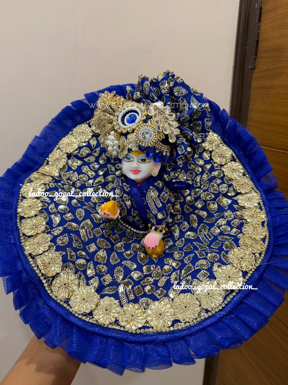 Premium neelam poshak for laddu gopal