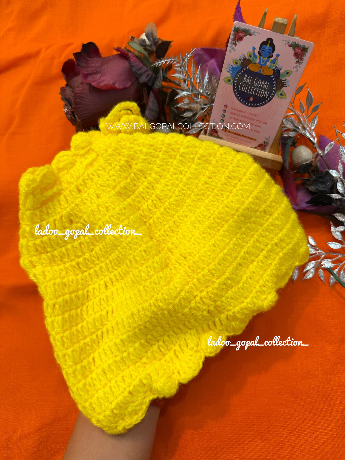 Warm woollen skirt for radha rani