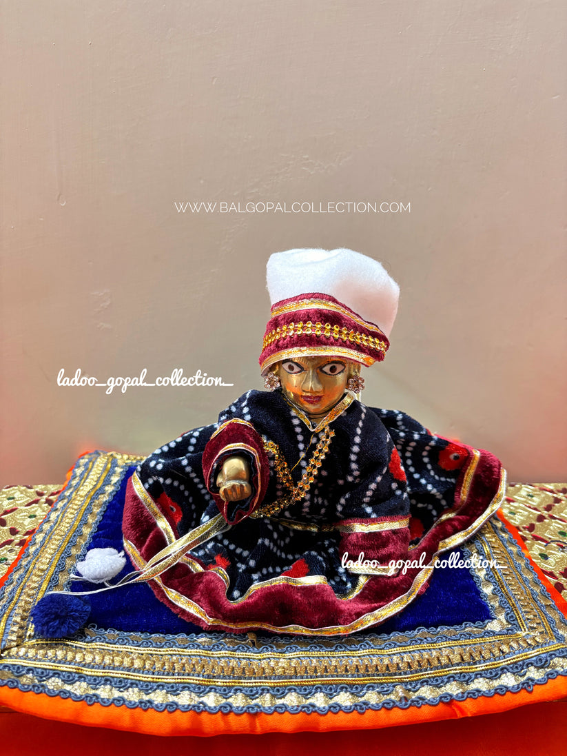 Warm gujrati poshak for laddu gopal – Bal Gopal Collection