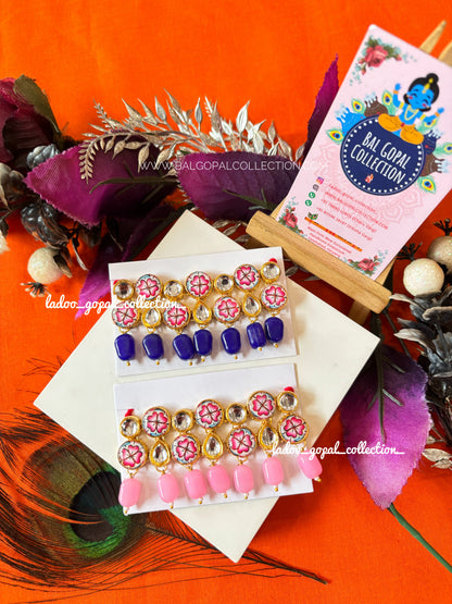 Gulabi kamarbandh for radha krishna (2 pcs)
