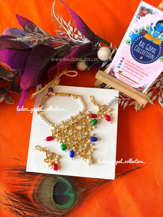 Rajasthani set for laddu gopal size 4-5-6-7