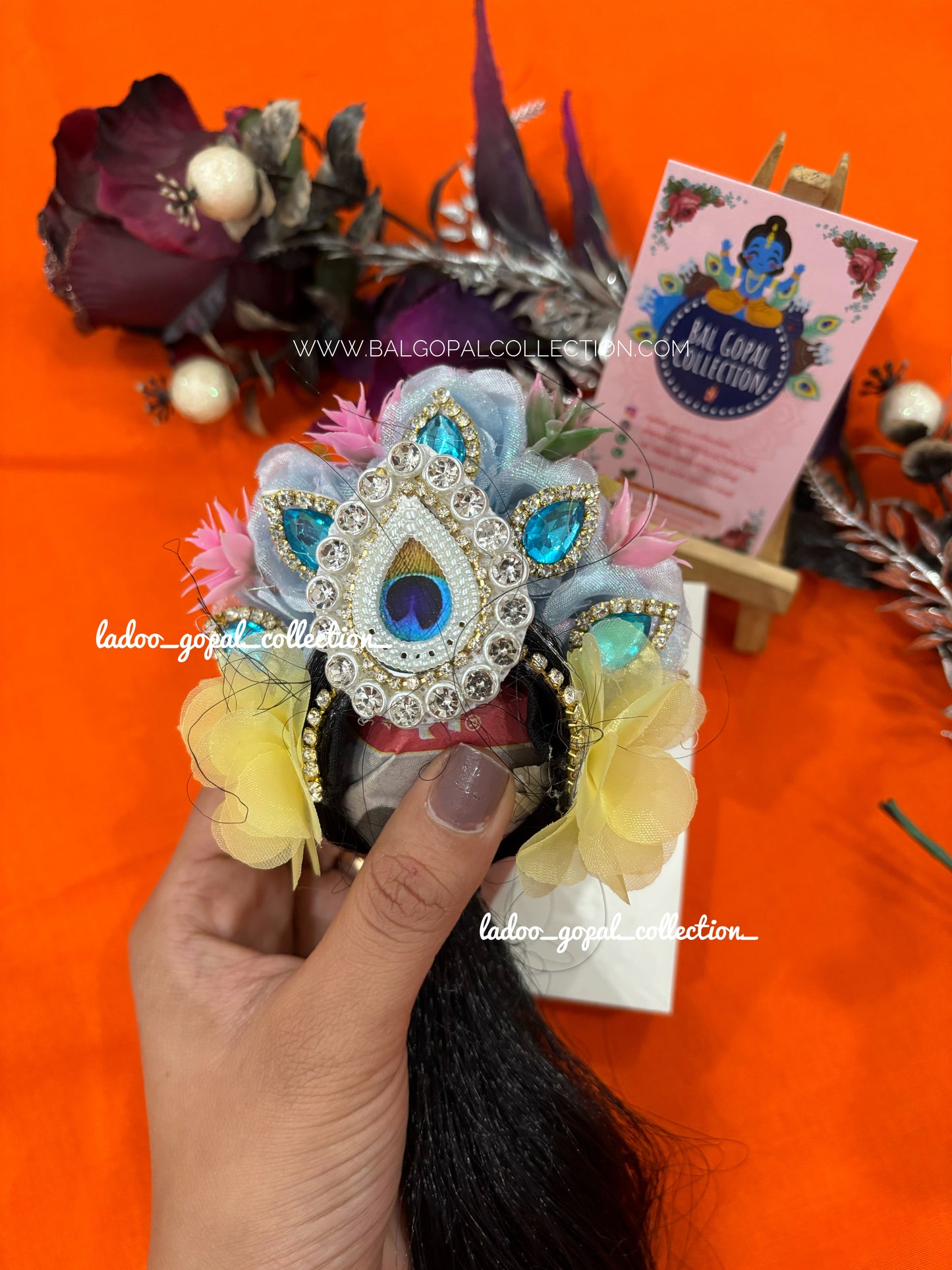 Heavy kesh for radha rani straight size 6-7