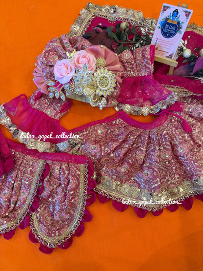Premium Radha krishna poshak (RK set)