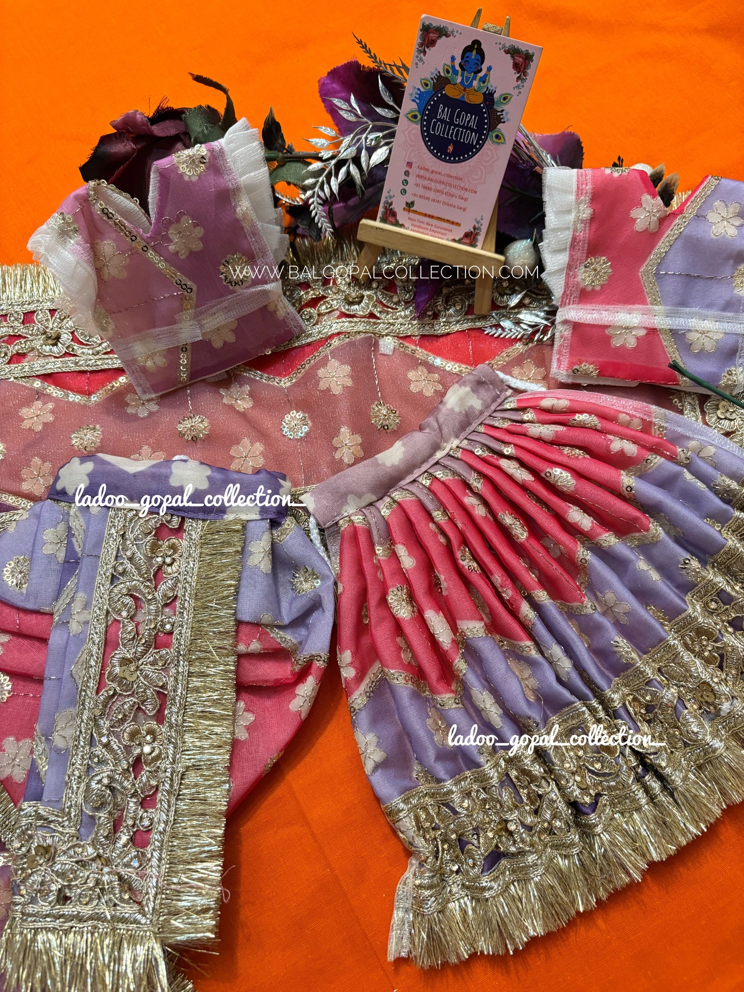 Heavy Radha krishna poshak