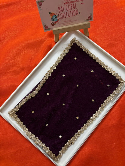 Velvet shawl for laddu gopal