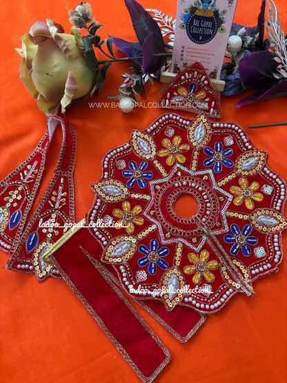 Heavy velvet poshak for laddu gopal