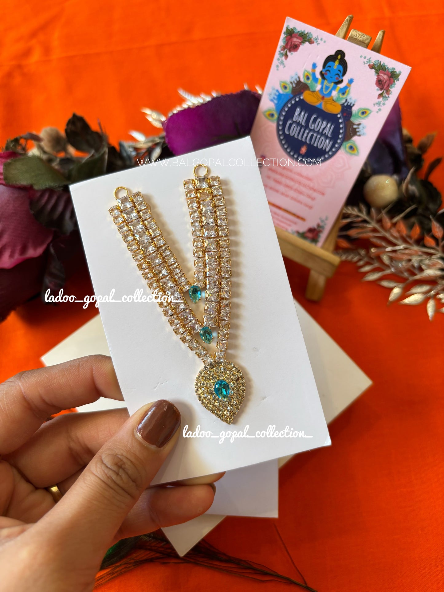 Premium layer AD mala for laddu gopal size 5-6-7