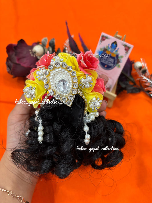 Heavy kesh for laddu gopal size 5-6