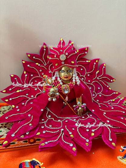 Velvet poshak for laddu gopal