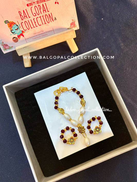 Mala with bangles set for laddu gopal size 2-3-4
