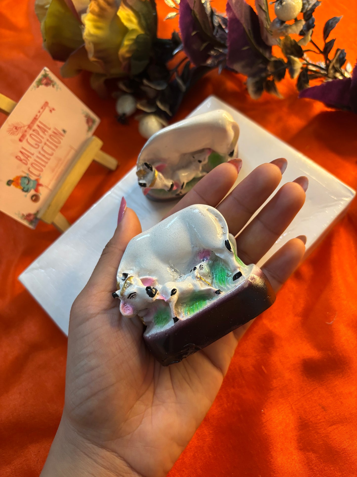 Laddu gopal ji white cow