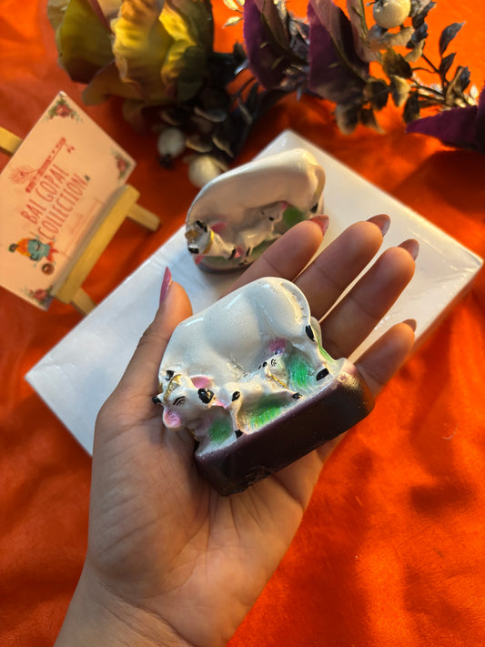 Laddu gopal ji white cow