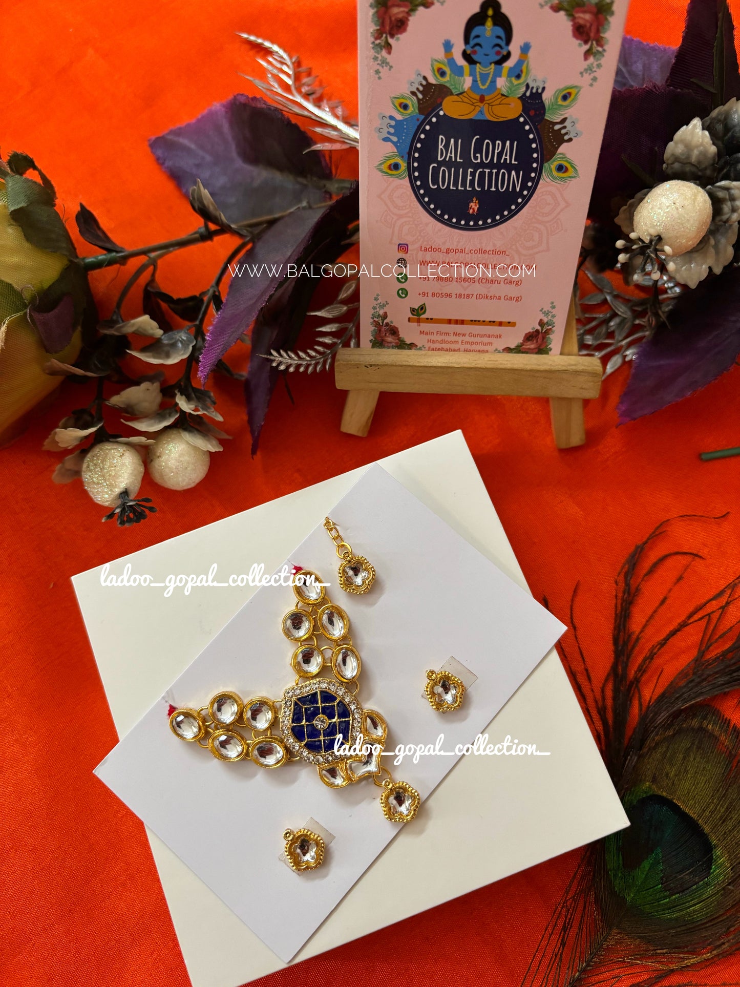 Heavy mala set for laddu gopal/ radha rani