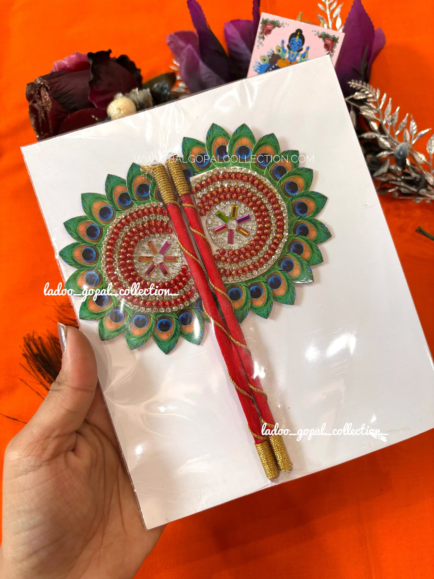 Beautiful pankhi for laddu gopal