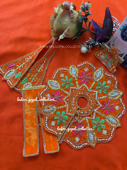 Heavy velvet poshak for laddu gopal
