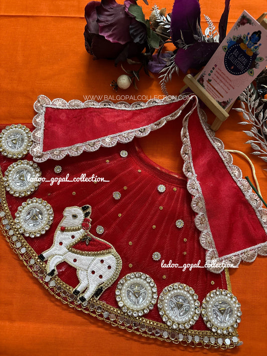 Heavy cow lehnga for mata rani