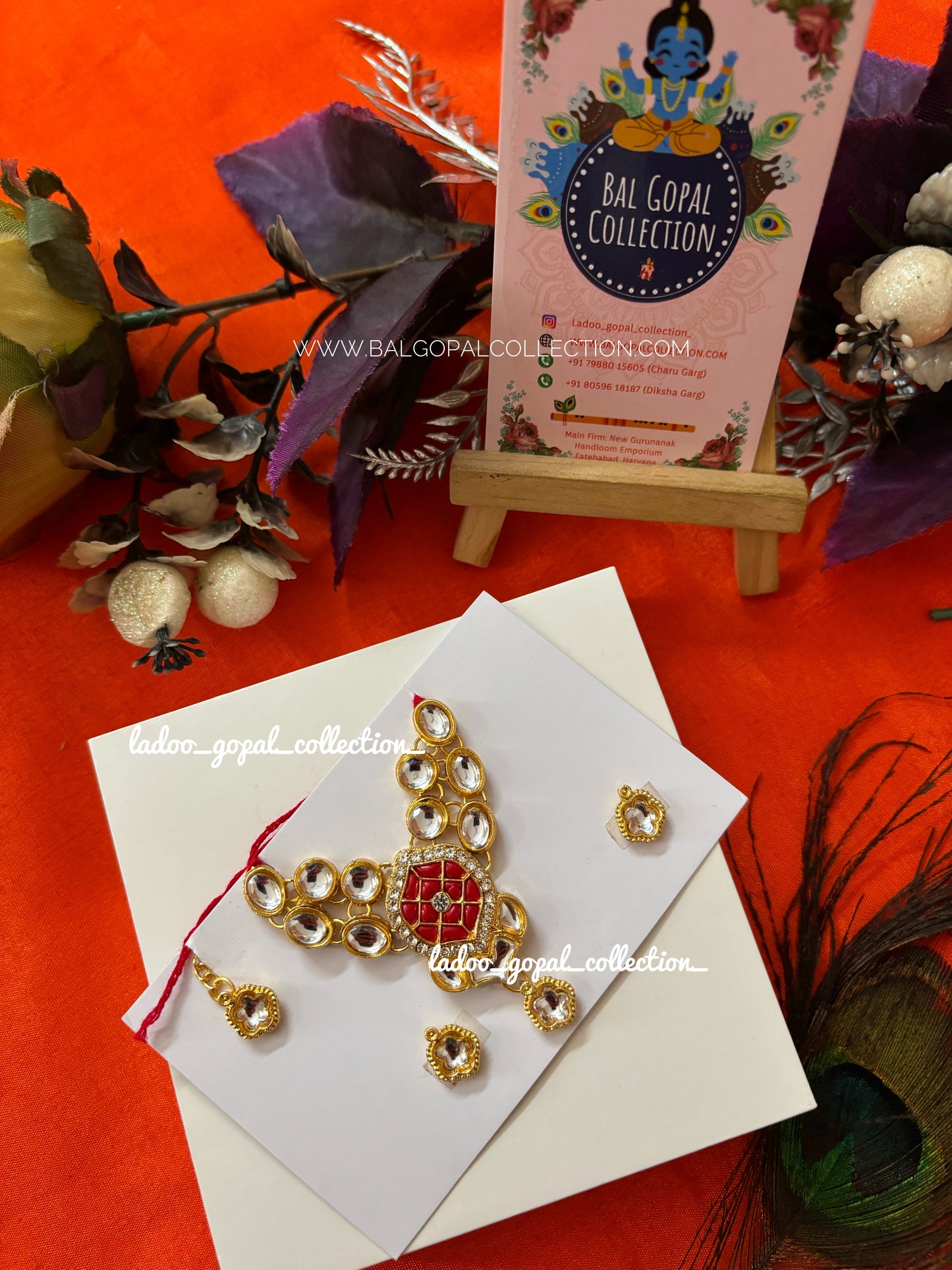 Heavy mala set for laddu gopal/ radha rani