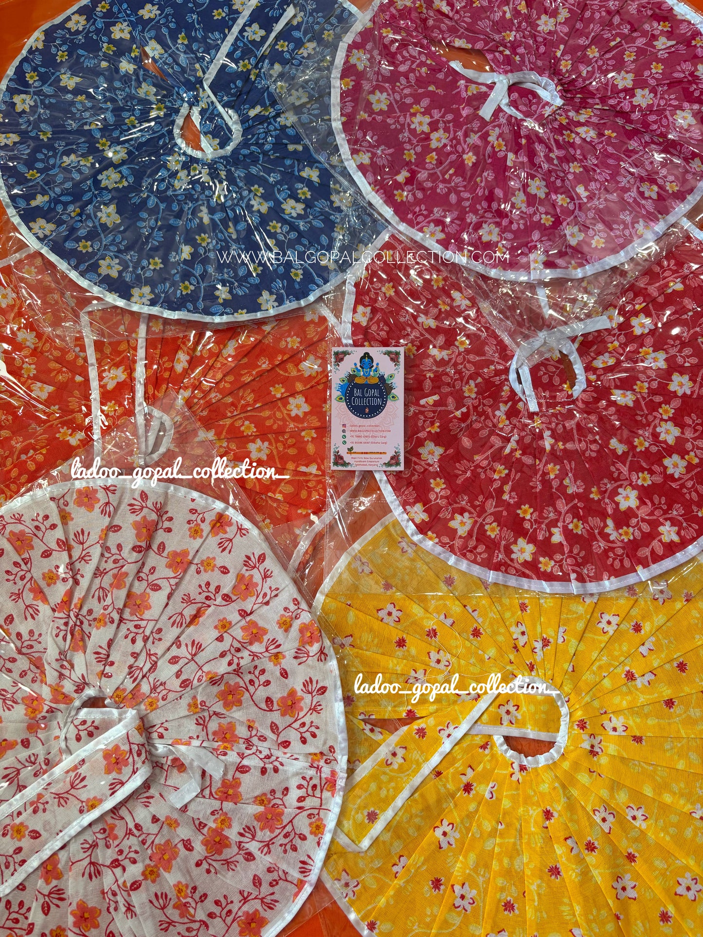Cotton poshak for laddu gopal