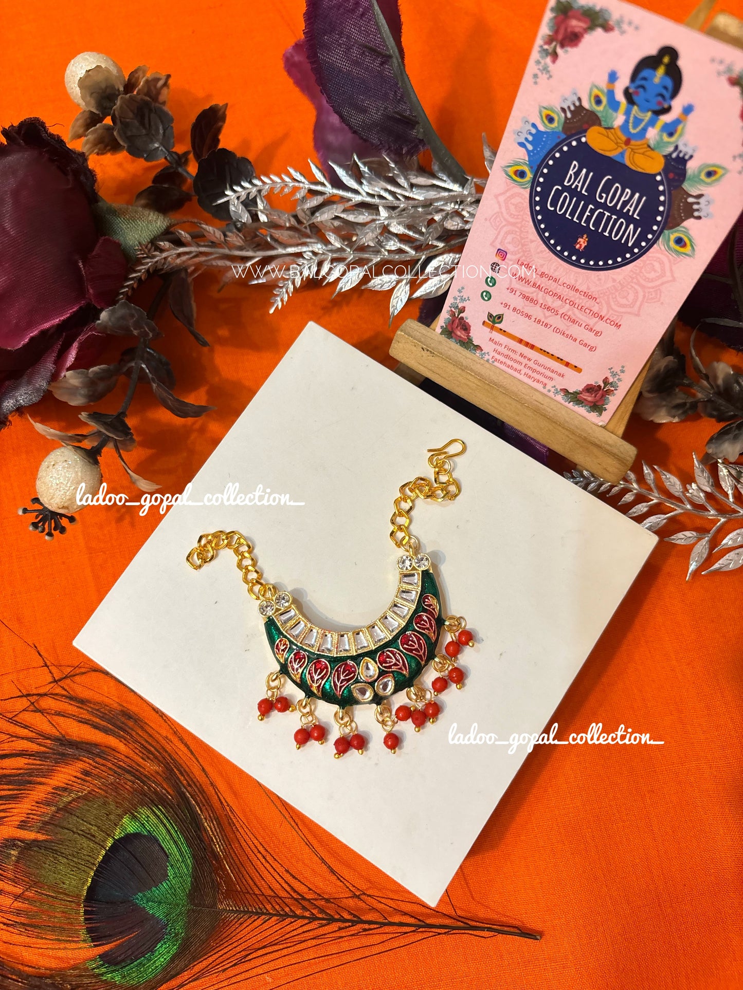 Meenakari mala for laddu gopal size 4-5-6