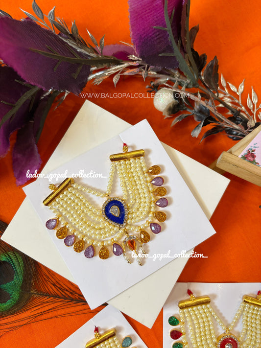 Heavy moti mala for laddu gopal for size 5-6-7