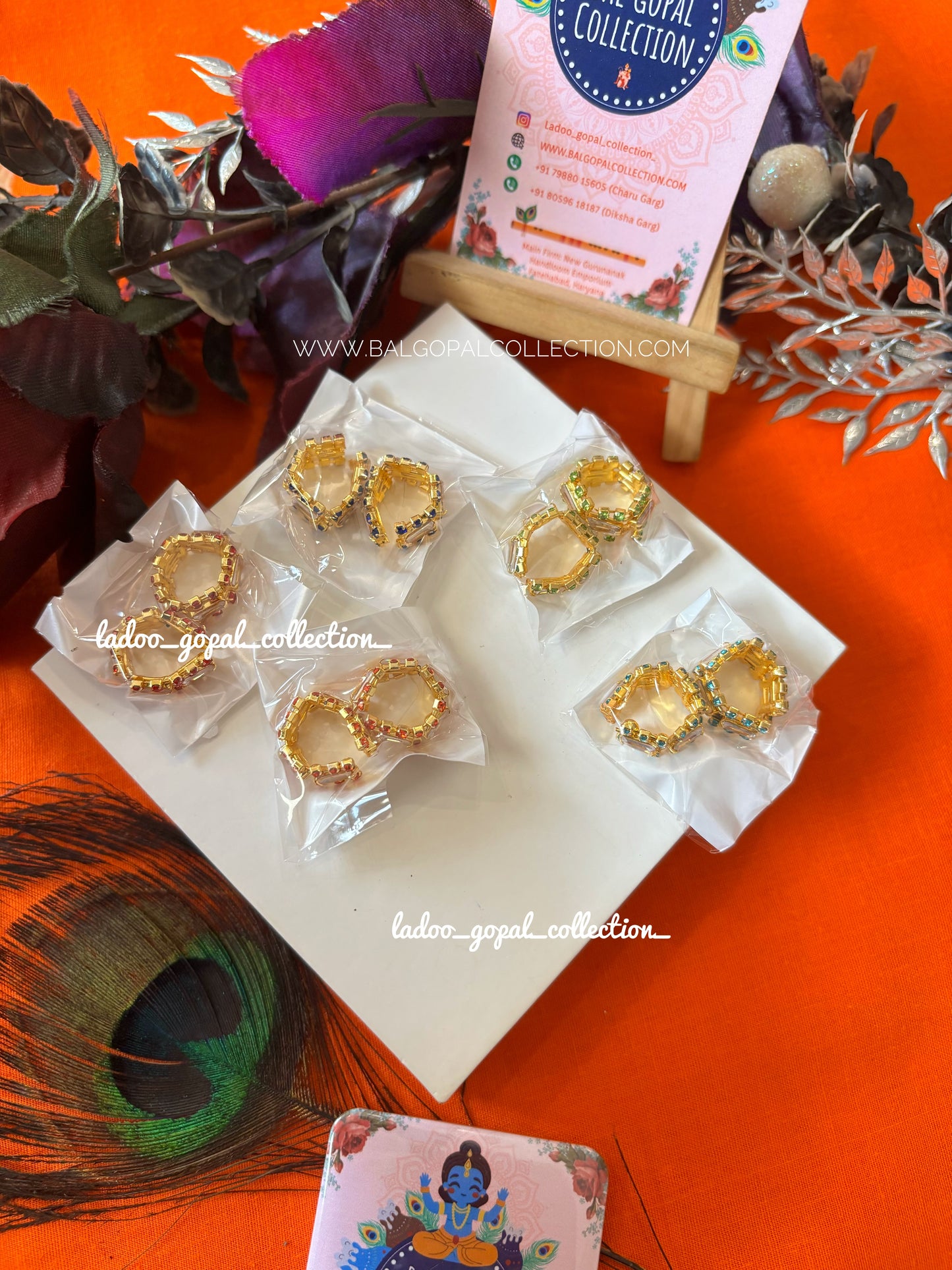 Semi AD bangles for laddu gopal size 3-4-5
