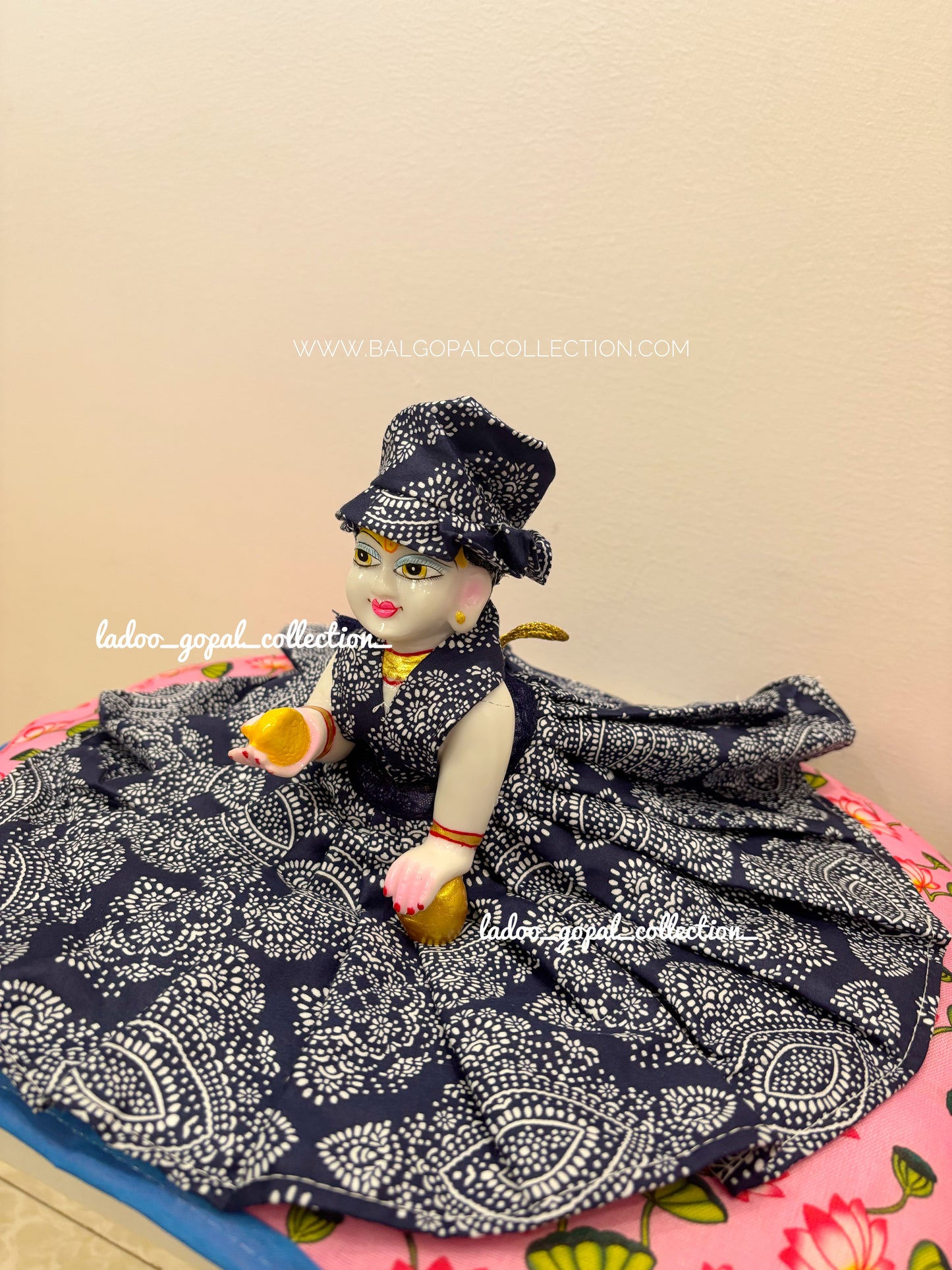 Cotton frock for laddu gopal