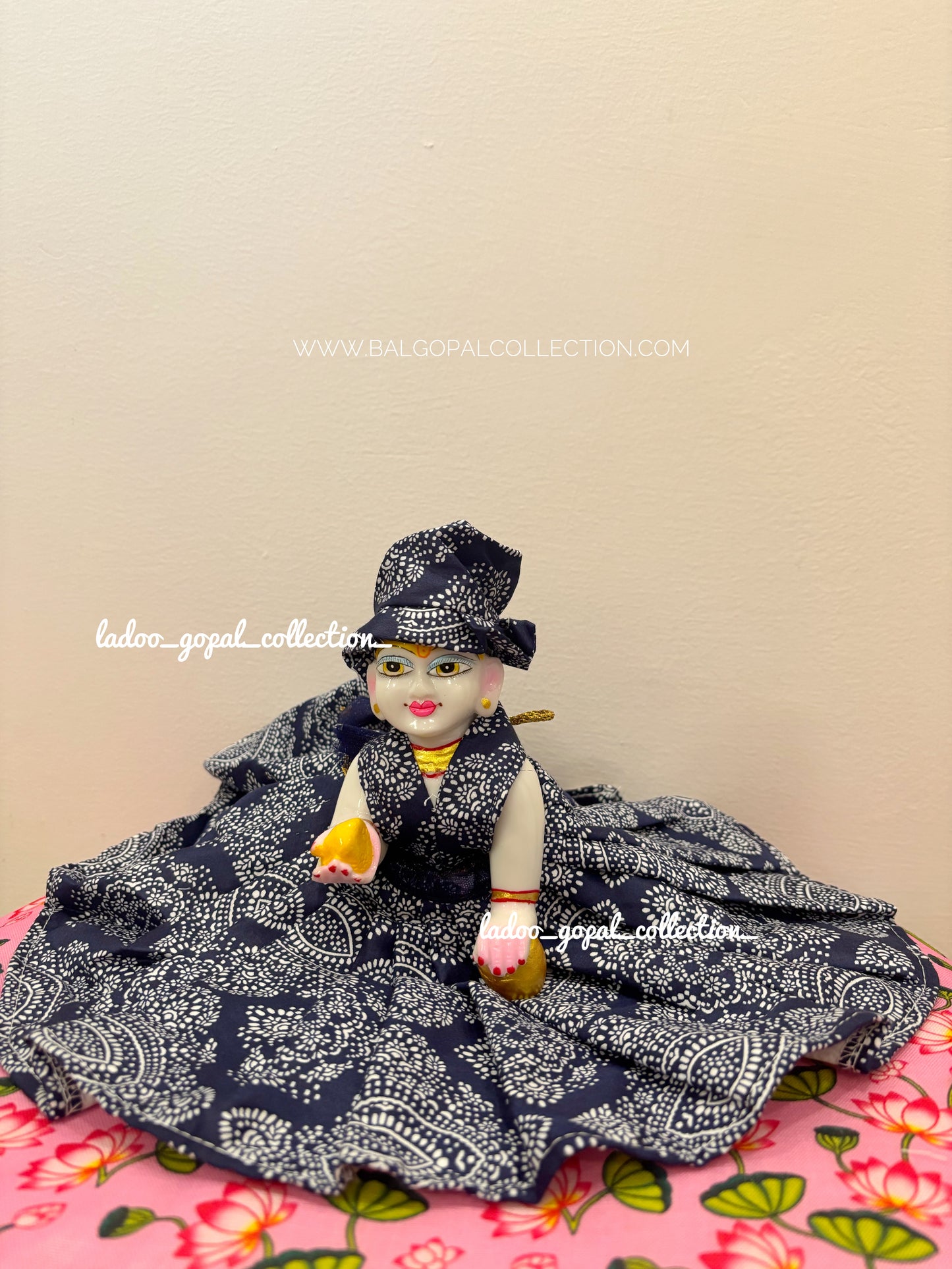 Cotton frock for laddu gopal