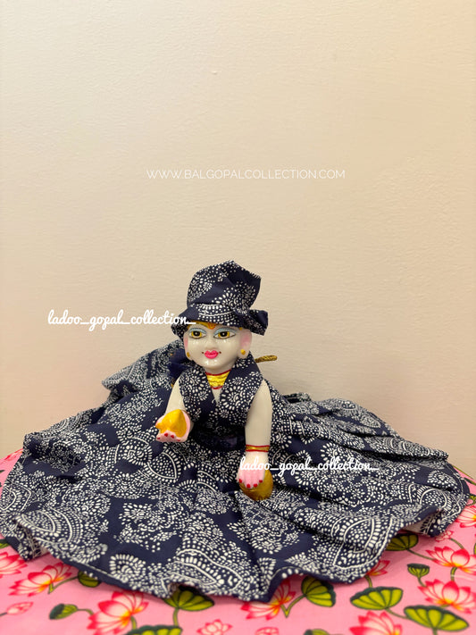 Cotton frock for laddu gopal