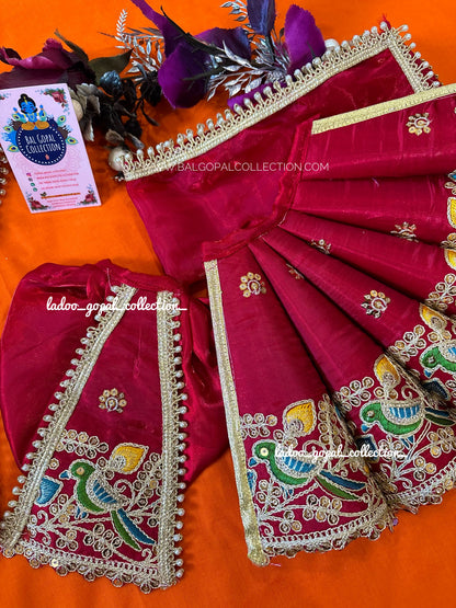 Peacock cone radha krishna poshak (RK set)