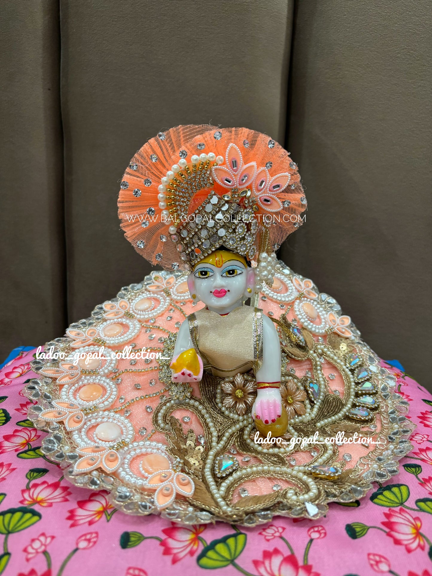 Premium janamashtami poshak for laddu gopal